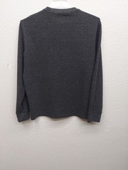 American Eagle Waffle Knit Shirt Mens XL Gray Super Soft Standard Thermal