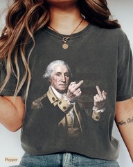 Funny George Washington T-Shirt, America 250th 4th of July Shirt