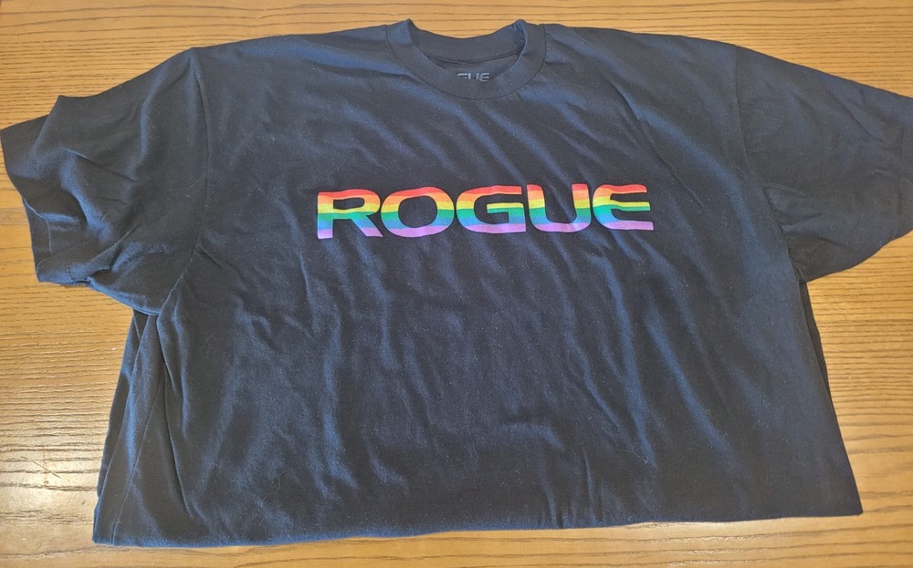 Rogue Fitness Pride Tee/T-Shirt Men XL Crossfit Gym Workout XL