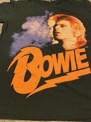 Bowie T-Shirt Bay Island Sportswear David Bowie Rock Size Large