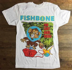 FISHBONE Band Chim Chim’s Badass Revenge Shirt White Uniex S-5XL TU54