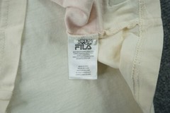 Urban Outfitters FILA Pierre Cardin T Shirt Mens Small Ivory Target Graphic