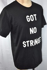 Beats Headphones Got No Strings Mens T-Shirt size Large Wireless Promo Puppetico