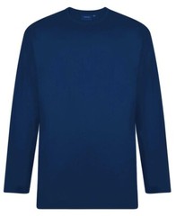Espionage Mens Big Size Pure Cotton Long Sleeve Tee Shirt size 2XL-8XL
