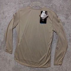US Army Shirt Medium Beige Gen III Cold Weather Undershirt Military Base Layer