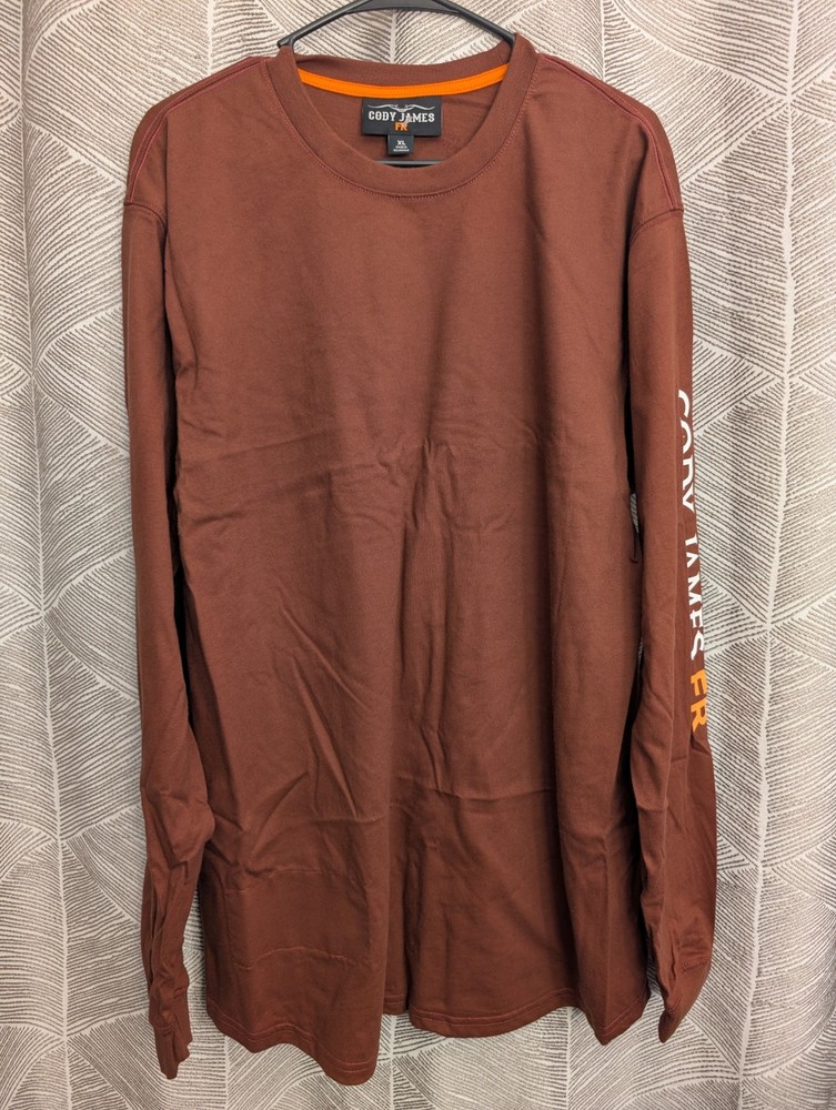 Cody James FR Flame Resistant Work Shirt Arc Rated Logo Long Sleeve Men’s XL NEW