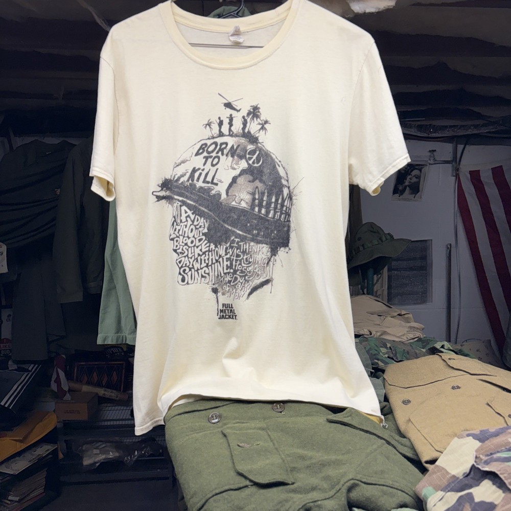 Vintage full metal jacket band lightweight tshirt Adult L 18×26