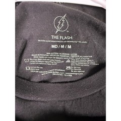 The Flash Worlds Collide DC Comics Graphic T-Shirt Mens Medium Black Cotton Tee