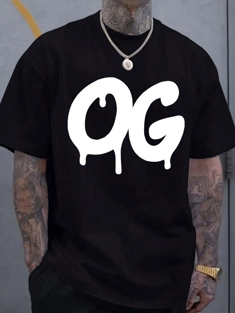 Vintage OG Logo Graphic T-Shirt Retro Streetwear Classic Statement Tee