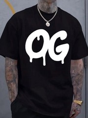 Vintage OG Logo Graphic T-Shirt Retro Streetwear Classic Statement Tee