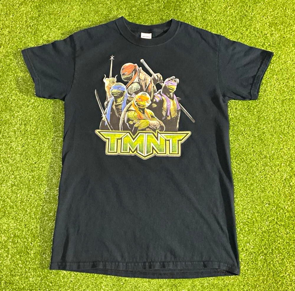 Gildan Heavy Cotton Vintage Teenage Mutant Ninja Turtles 2014 Movie Promo Tee