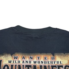 Motorcycle Biker T-Shirt Men’s 2XL Black Mountainfest 2016 Bikers Rally Outlaw