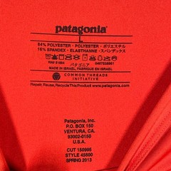 Patagonia Mens Capilene Daily T-Shirt Orange Short Sleeve Athletic 45600 Size L