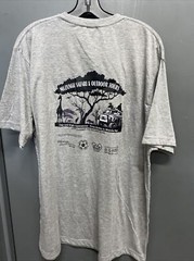 Tultex 241 Grey Tee Unisex XL “Muzungu Safari & Outdoor Tours”