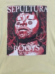 Vintage 1996 Sepultura Roots Tour Shirt Size Large Thrash Metal