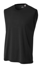 A4 Mens 4oz. Micro Poly Interlock Cooling Performance Muscle Tee N2295 S-3XL