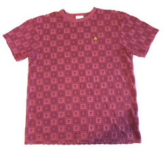 TEDDY FRESH Bear Logo Cotton Terry T-Shirt Purple Men’s Size L Streetwear