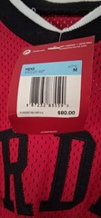 Nike Air Jordan #23 Mesh Red Short Sleeve Baseball Basketball Jersey Shirt Med