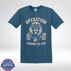Operation Epic Fury Lion Graphic Patriotic 2026 T-Shirt
