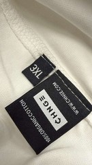 CHNGE Men of Quality Don’t Fear Equality Crew Cuff Long Sleeve Shirt, White, 3XL