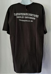HARLEY DAVIDSON SS Shirt Dark Gray Belt Buckle Legendary V Twin Chest44in Mens L
