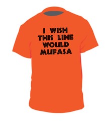 I Wish This Line Would MUFASA shirt Disney World Disneyland Vacation Lion King