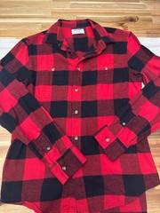 Old Navy Men’s M Flannel Shirt Bundle 3-Pack Double-Brushed Plaid 100% Cotton