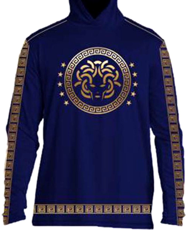 Men’s Bucheli cotton long sleeve t shirt hooded,slim fit,stretch S M L….A10.A