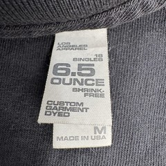 Los Angeles Apparel eBay 30th Anniversary T-Shirt Mens M Black Heavyweight 6.5oz