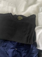 Lot of 8 Mens Shirts Sz XL-2X Polo Ralph Lauren Black-mixed Sizes And Brands.