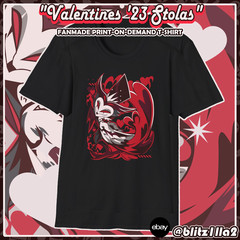 Hazbin Hotel FANMADE POD T-Shirt: Valentines’ 2023 Stolas ♡