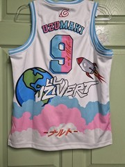 Headgear Classics Naruto x Lil Uzi Vert Uzumaki Sleeveless Jersey Tee L