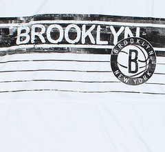 NBA Big Men’s Brooklyn Nets Muscle Tee Shirt, White