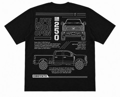 CboysTV Life Wide Open Super Duty F-250 T-Shirt X-Large