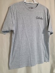 Men’s Grey Short Sleeve T-Shirt By Cabelas Never Leave Home Without Your Wingman