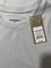 Goodfellow & Co Game Day T-Shirt Silver Gray Mens Large NWT Classic