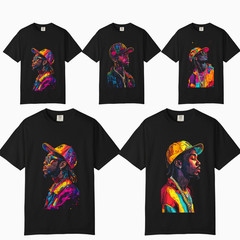 Pop Art Hip Hop Graphic T-Shirt, Comfort Colors T Shirt, Unisex Streetwear Tee