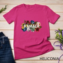 Kamala Harris Vintage Floral Feminine First Female President Unisex T-shirt