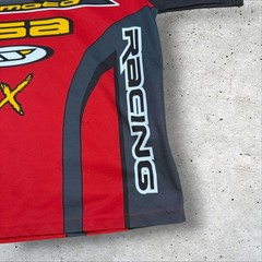 Vintage JNCO Moto Racing Jersey Shirt Y2K Skater Motocross Mens Size XL Red