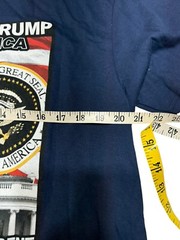Trump 45th President Making America Great Again Men’s Shirt Size Large
