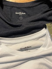 Mens 2 Goodfellow & Co. Lyandale Tee Shirts Size M Pale Blue And Dark Blue NEW