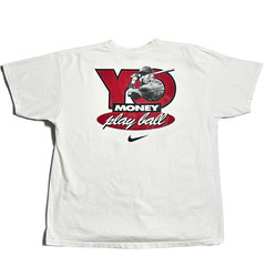 Vintage 90s Nike Spike Lee Yo Money Tee XL Michael Jordan Hip Hop Collectible