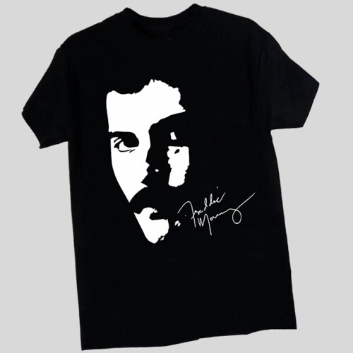 Freddie Mercury Queen Face Stencil Unisex Vintage T-Shirt Gift For Fans