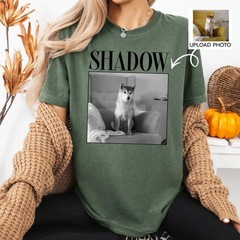 Personalized Pet Comfort Tee Custom Dog Cat Lover Shirt Gift Idea