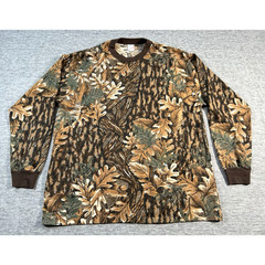 Vintage Duke Elusive Camouflage Shirt XXL 50-52 Long Sleeve Hunting USA Made