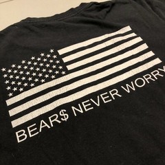 A$AP ASAP Rocky 2014 Long.Live.Alpha.Phi Bears Never Worry 2 Sided Small T shirt