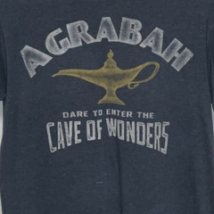 Aladdin Short Sleeve T-Shirt Men’s Large Blue