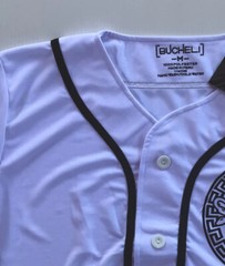 Men’s Bucheli Baseball Jersey Shirt,Italian Style,Stretch S to L….A23.