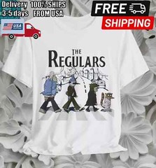 Regular Show T-shirt, The Beatles, Mordecai, Rigby, Benson, Mitch, Cartoon, TV