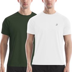 Men’s Short Sleeve Rash Guard UPF 50+ Sun Protection Quick Dry Lightweight Swim